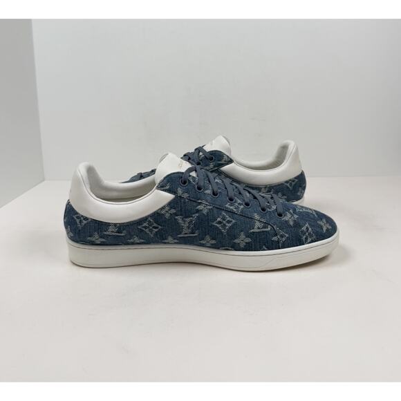 Size 9LV/10US - Louis Vuitton Luxembourg Monogram Denim Trainers? Retail $1K! main image 8